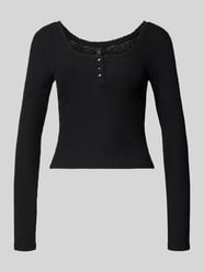 Slim Fit Langarmshirt mit Baumwoll-Anteil Modell 'JULIANE LIFE' von ONLY - 38