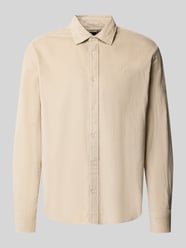 Regular Fit Freizeithemd mit Label-Stitching von MCNEAL Beige - 34