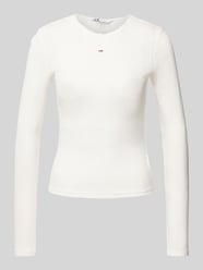 Longsleeve mit Label-Stitching von Tommy Jeans Beige - 39