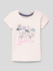T-Shirt mit floralem Print von Happy Girls Rosa - 8