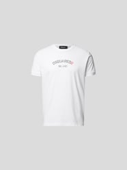 T-Shirt mit Label-Print von Dsquared2 Weiß - 41