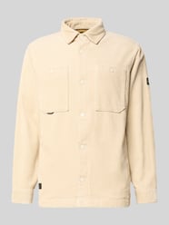 Regular fit vrijetijdsoverhemd in ribcordlook van camel active - 22