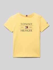 T-Shirt mit Label-Print von Tommy Hilfiger Kids - 8