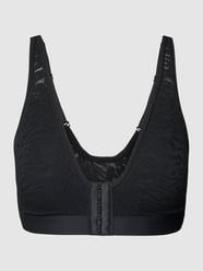 Biustonosz typu bralette z obszyciem z koronki model ‘LINED’ od Calvin Klein Underwear Czarny - 31