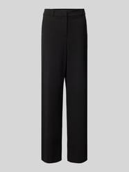 Straight leg stoffen broek met riemlussen van comma - 45