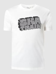 Regular fit T-shirt met print  van Ben Sherman Wit - 33