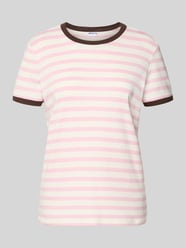 T-Shirt mit Streifenmuster und Rundhalsausschnitt von Jake*s Casual - 25