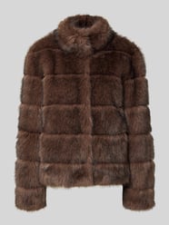 Regular fit jack van imitatiebont van PETITE M. - 8