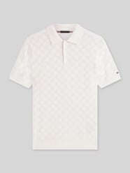 Regular Fit Poloshirt mit Pointelle-Muster von Tommy Hilfiger - 8