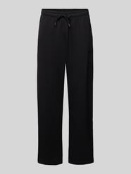 Baggy Fit Sweatpants mit Label-Print von EA7 Emporio Armani Schwarz - 47