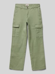 Cargohose mit aufgesetzten Taschen Modell 'YARROW' von Only Grün - 21