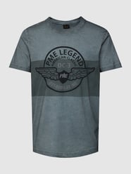 T-shirt met logoprint van Pme Legend (Pall Mall) Grijs / zwart - 6