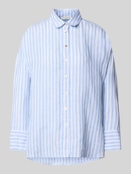 relaxed fit linnen blouse in all-over look van Christian Berg Woman - 22