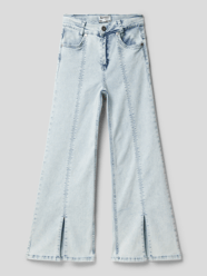 Relaxed Fit Jeans mit Label-Patch Modell 'NORMAL' von Blue Effect Blau - 29