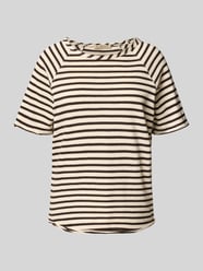 damski t-shirt o kroju regular fit z okrągłym dekoltem od Smith and Soul - 8