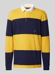 Regular fit poloshirt in design met lange mouwen van Polo Ralph Lauren Geel - 42