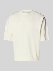 T-Shirt in Strick-Optik mit gerippten Abschlüssen von Jack & Jones Premium - 13