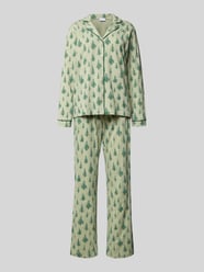Pyjama aus reiner Baumwolle Modell 'X-Mas' von LASCANA - 28