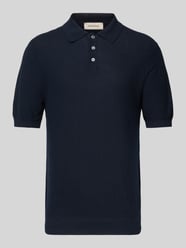 Regular Fit Poloshirt mit Strukturmuster von GRAN SASSO - 4