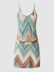 Kleid mit Zickzack-Muster  von LASCANA Grün - 10