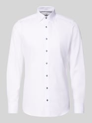 Slim Fit Businesshemd aus Baumwoll-Mix mit Kentkragen von OLYMP Level 5 - 5