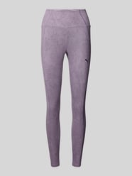 Leggings mit Label-Print Modell 'STUDIO' von Puma Lila - 21