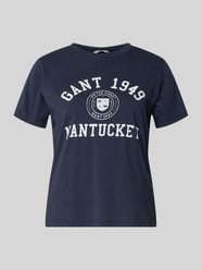 T-shirt met labelprint van GANT - 22