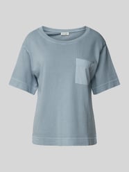 Loose Fit T-Shirt mit aufgesetzter Satin-Tasche von Marc O'Polo - 14