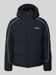 Jacke mit Reißverschlusstaschen und Label-Detail von REVIEW Schwarz - 26