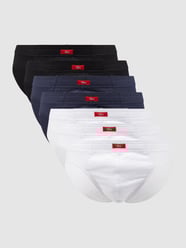 Slip aus Baumwolle im 7er-Pack  von s.Oliver RED LABEL Grau / Schwarz - 21