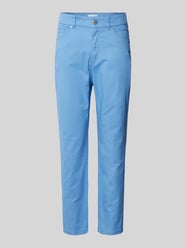 Slim Fit Hose im 5-Pocket-Design von Christian Berg Woman Blau - 35