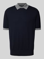 Koszulka polo o kroju regular fit z obszyciem w kontrastowym kolorze od Armani Exchange - 44