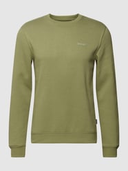 Sweatshirt met labeldesign, model 'Downton' van Blend Groen - 45