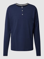 Shirt met lange mouwen en labelstitching, model 'HENLEY' van Colours & Sons - 41