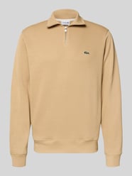 Bluza z kołnierzem o kroju regular fit z czystej bawełny od Lacoste - 3