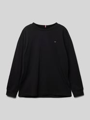 Longsleeve mit Label-Stitching von Tommy Hilfiger Teens Schwarz - 21