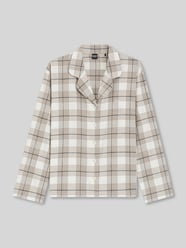 Regular fit pyjamabovendeel van katoenmix, model 'HOLIDAY' van BOSS Beige - 16