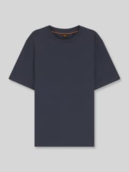 t-shirt o kroju relaxed fit z czystej bawełny model 'TCHUP' od BOSS Orange - 4