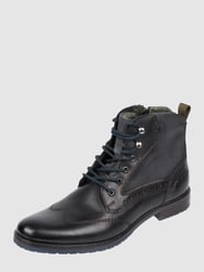 Boots aus Leder Modell 'Lussorio' von bugatti Grau - 12