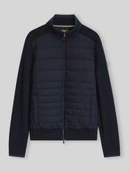 Regular Fit Strickjacke aus Baumwoll-Schurwoll-Mix Modell 'H-Facente' von BOSS - 42