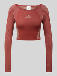 Cropped Longsleeve mit Label-Print von ADIDAS SPORTSWEAR - 3