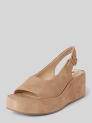 Sandalette mit Plateausohle von Högl Beige - 46