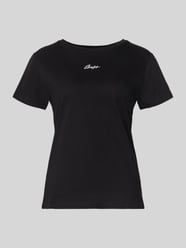 Regular Fit T-Shirt aus reiner Baumwolle Modell 'C_ELOVE_EMBRO' von BOSS Orange - 3