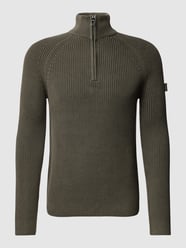 Gebreide pullover met schipperskraag, model 'Henricus' van JOOP! Jeans Groen - 17