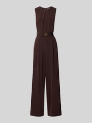Jumpsuit mit Stoffgürtel von Rinascimento - 5