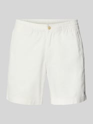 Shorts mit Label-Stitching und elastischem Bund von Polo Ralph Lauren Beige - 8