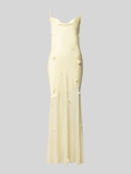 Maxikleid mit floralem Besatz von Gina Tricot - 38