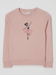 Sweatshirt mit Motiv  von Tom Tailor Rosa - 4