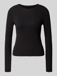 Langarmshirt mit feinen Ziersteinen von VERO MODA - 9