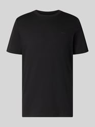męski t-shirt o kroju regular fit z czystej bawełny od s.Oliver RED LABEL - 40